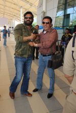 Sunil Shetty, Gulshan Grover snapped at Airport on 20th Feb 2016